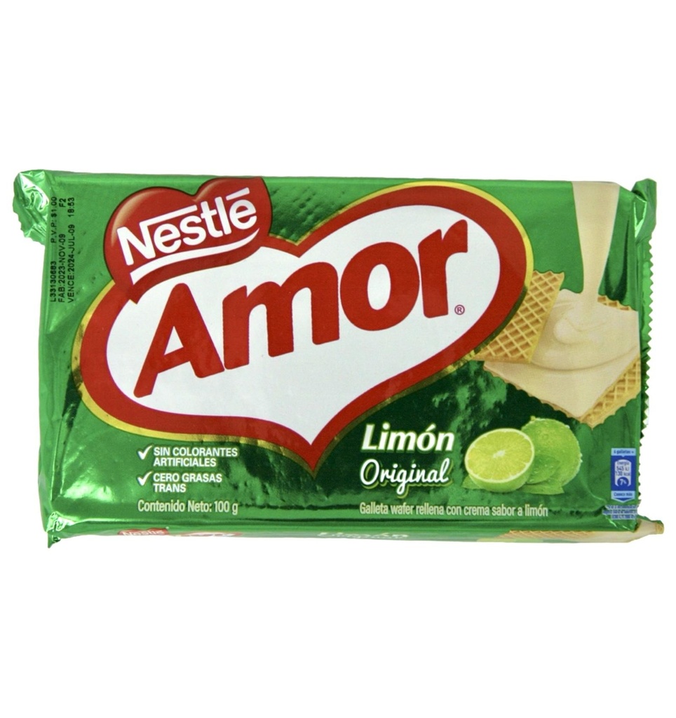 Galletas Amor Original  De Limon 100g