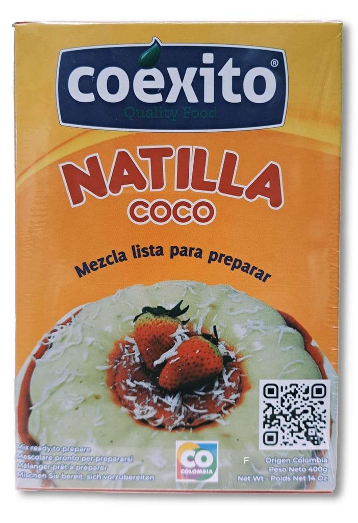 Mezcla Para Natilla Con Coco 400Gr