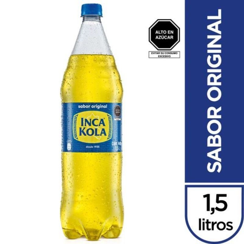 ​Inca Kola Original 1,5L En Plastica– Gaseosa Peruana Tradicional