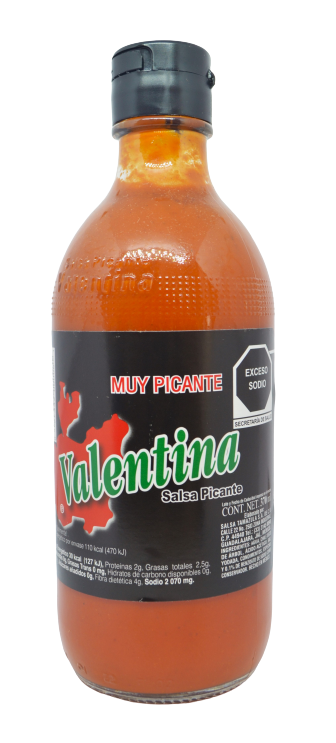 Salsa Valentina Muy Picante370Ml Negra