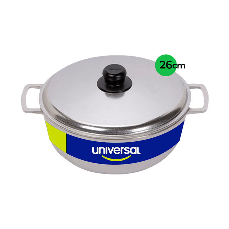 Caldero Fundido Aluminio 26Cm Universal 