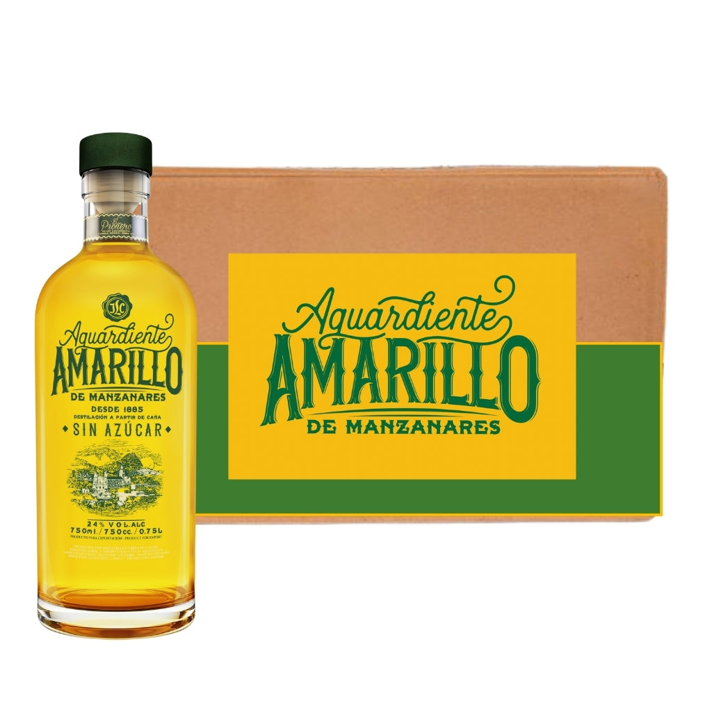 Aguardiente Amarillo De Manzanares Sin Azúcar 700 ml