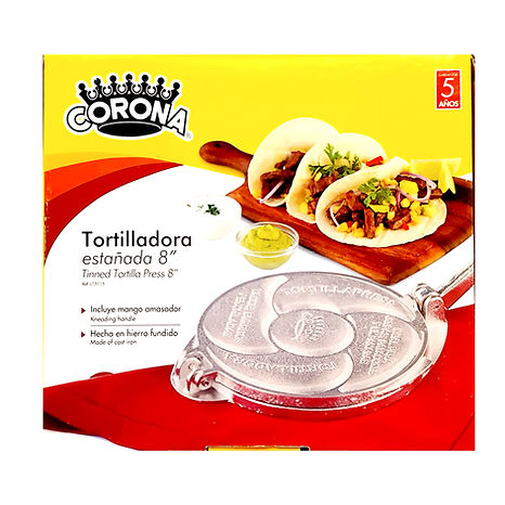 Tortilladora Estañada 8" Corona