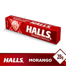 Halls Caramelos Refrescantes Sabor Fresa – 28g 