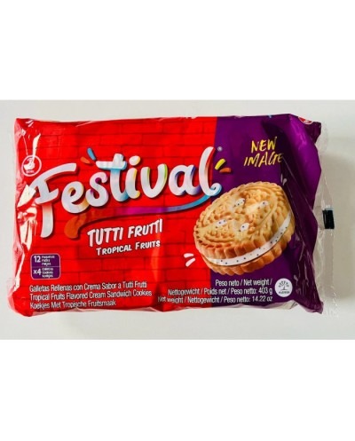 Galletas Festival Tutti Frutti Tropical 403g