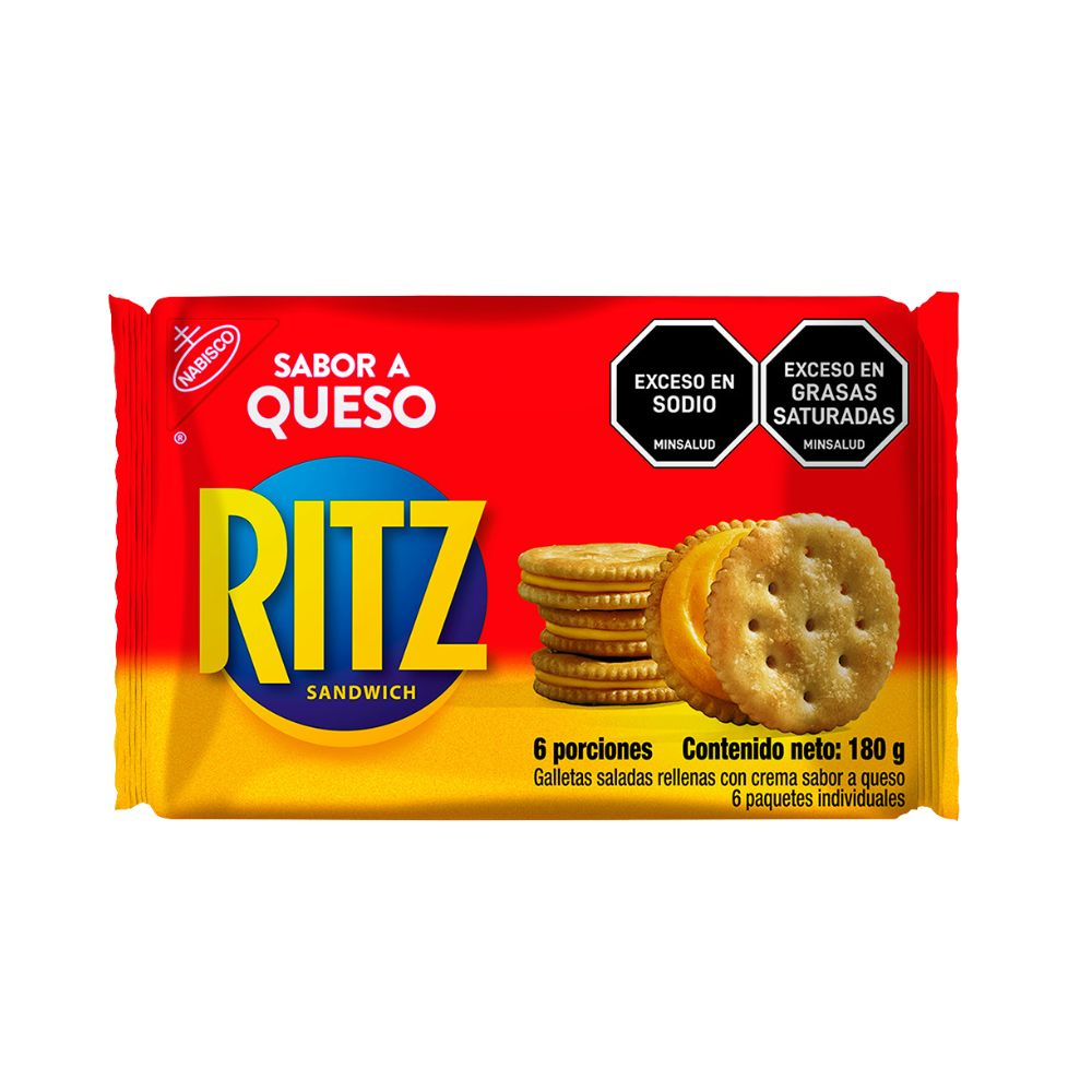 Ritz Galletas  Sabor A Queso 180G