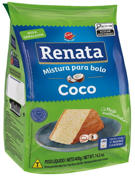 Renata Mistura Para Bolo Coco Selmi 400G