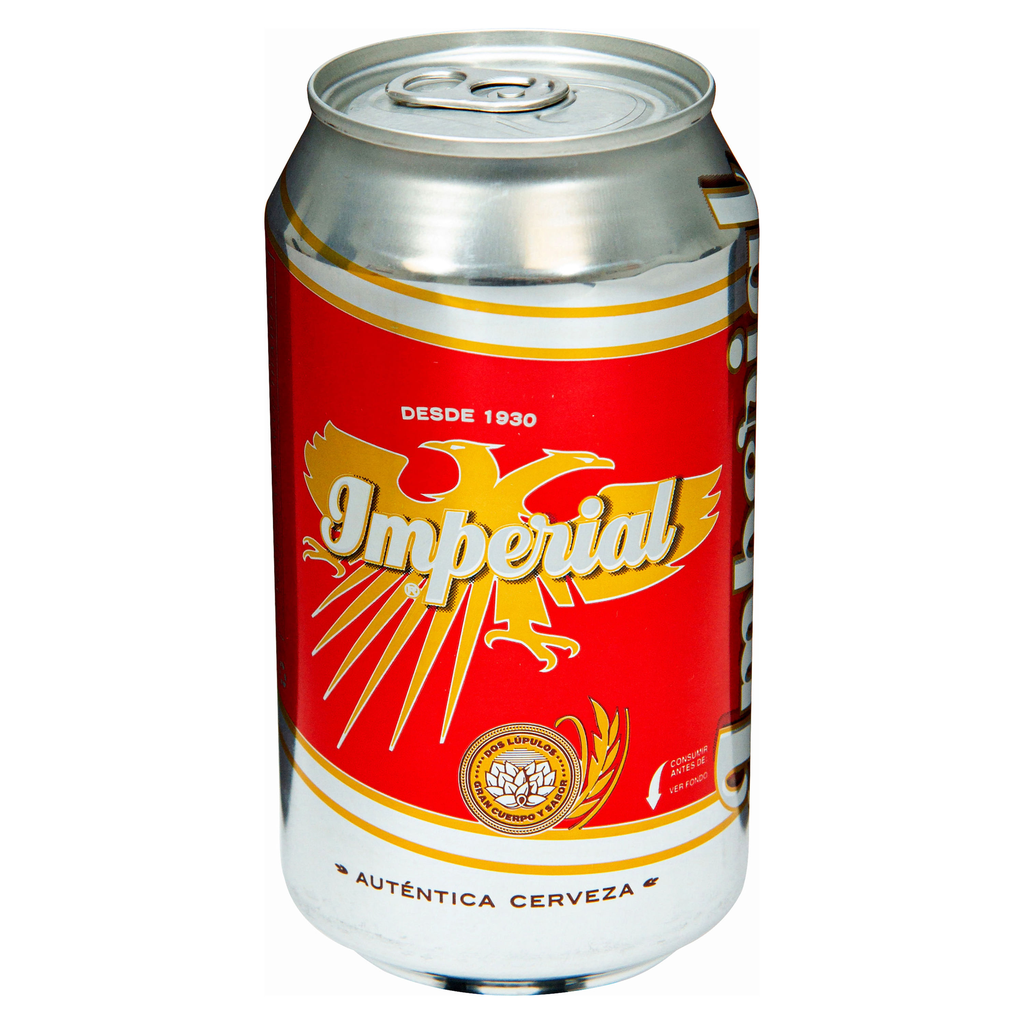 Cerveza Imperial Autentica En Lata  330ml