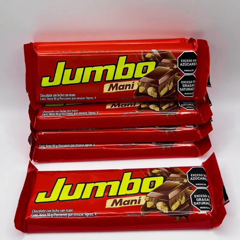 Chocolate Con Leche Con Mani Jumbo 1080g 12 Und