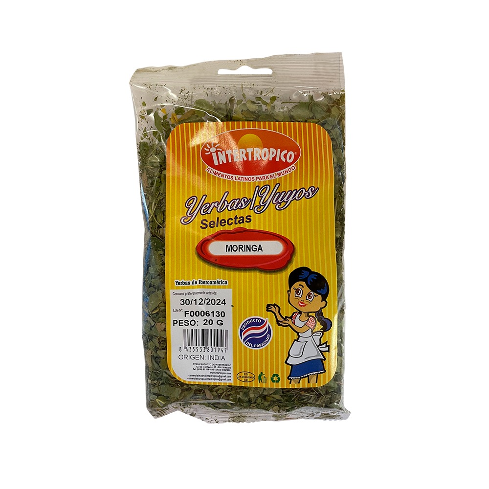 Yerbas Selectas Moringa Intertropico  20G