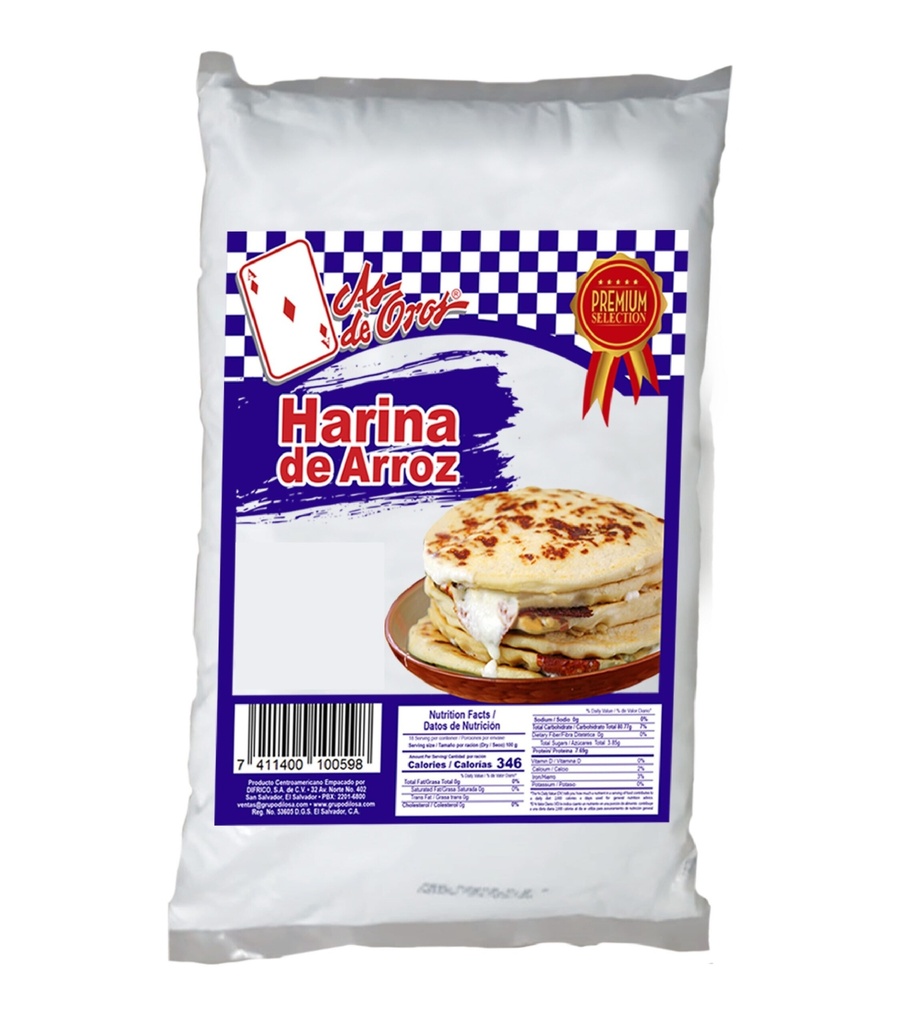 Harina de Arroz As de Oros 908 g
