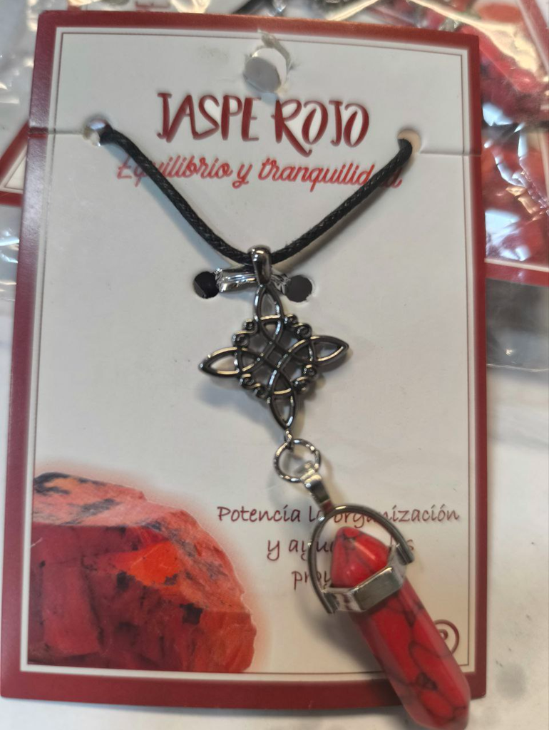 Cadena Jaspe Rojo 