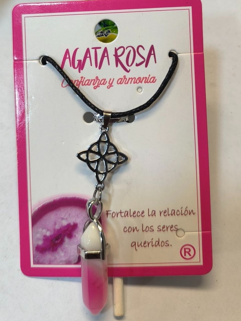 Cadena Agata Rosa