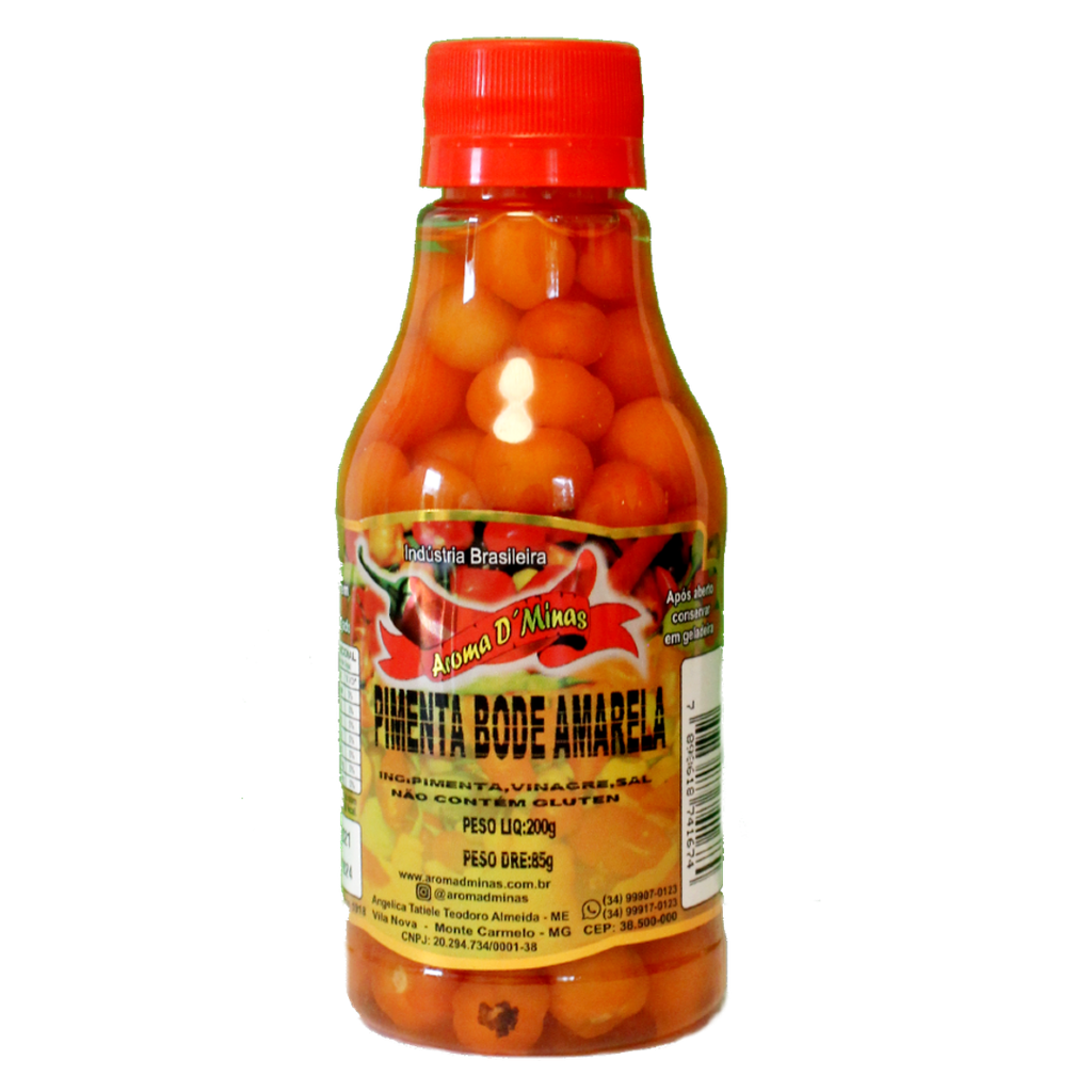 Pimenta Bode Amarela Aroma D'Minas 200g