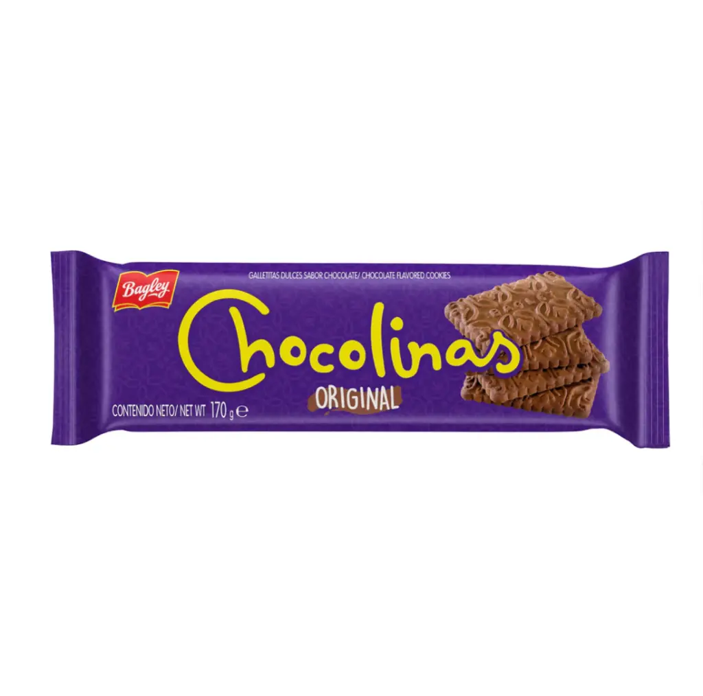​Galletitas Chocolinas Bagley 170 g Galletas De Chocolate Argentinas​ 