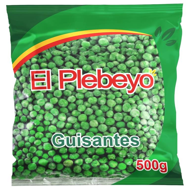 Guisantes  Congelado 500g El Plebeyo