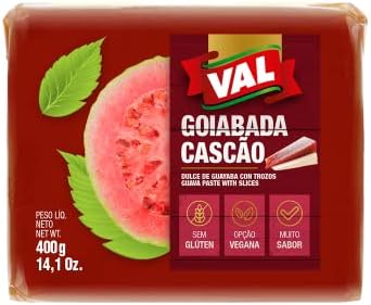 Goiabada Cascao Val 400 Gr Dulce De Guayaba Con Trozos Guava 