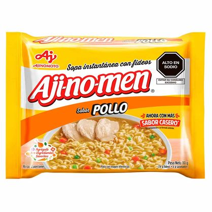 Sopa Instantania Aji No Men  Pollo 80G