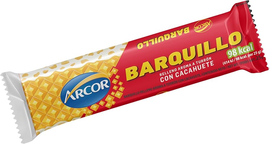 Arcor Barquillo Relleno Con Cacahuete 25g