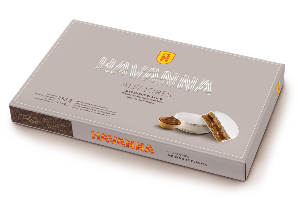 Alfajores Havanna Merengue Clasico 6Und