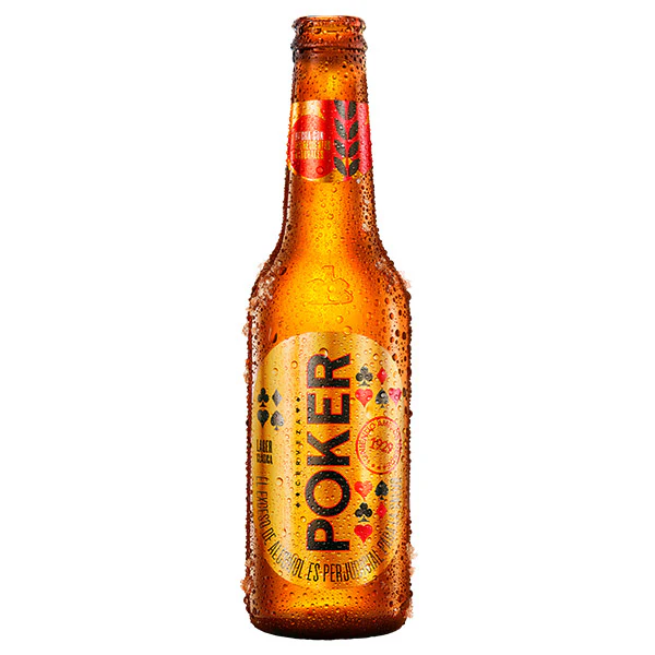 Cerveza Poker Lager 330ml
