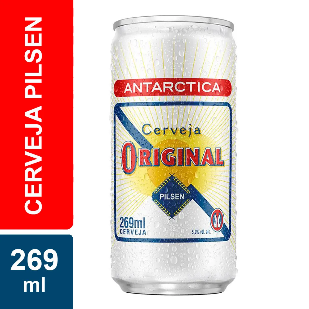 Cerveja Antarctica Original Lata 269ml