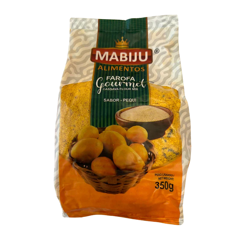 Mabiju Farofa Pronta De Mandioca Pequi 350g