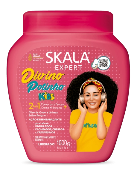 Creme Condicionador Divino Potinho Kids 1000g Skala