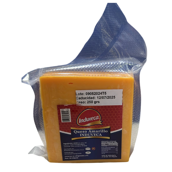 Queso Amarillo 250g Induveca