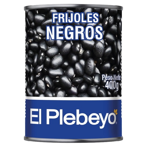 [40115] Frijol Negro El Plebeyo 425Ml
