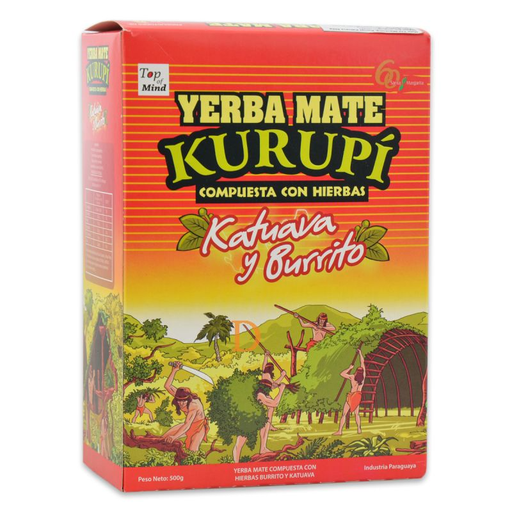 [00384] Yerba Mate Kurupi Katuava Y Burrito 500g