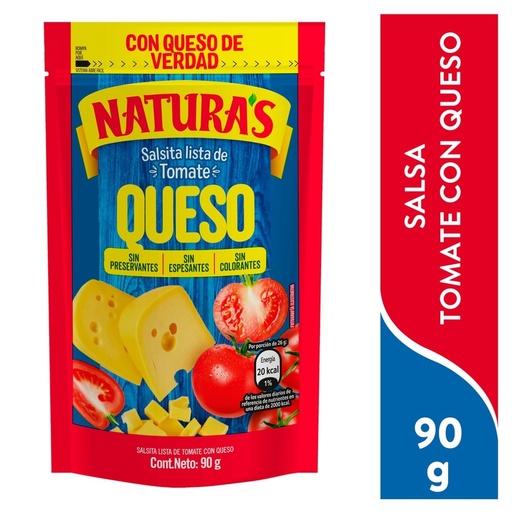 [3669] Salsa De Tomate Con Queso Natura'S