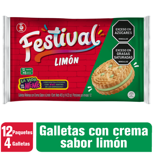 [3693] Galletas Festival De Limon