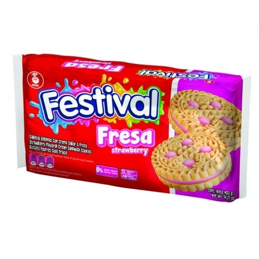 [GAL00055] Galletas Festival De Fresa 403G