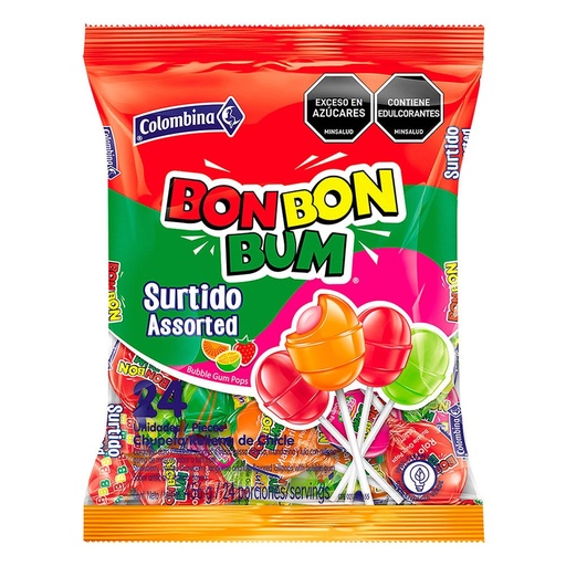 [3711] Bon Bon Bum Surtido  24Und