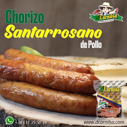 [4671] Chorizo Santa Rosano Autentico Pollo