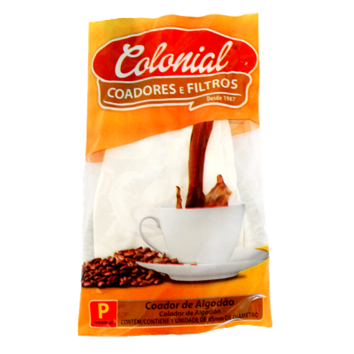 [4728] Colonial Coadores e Filtros Coador De Algodao Tamanho P