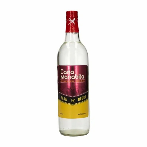 [60184] Caña Manabita Aguardiente Especial Faja Negra – 700 Ml – Licor Artesanal Ecuatoriano – 36% Vol.​
