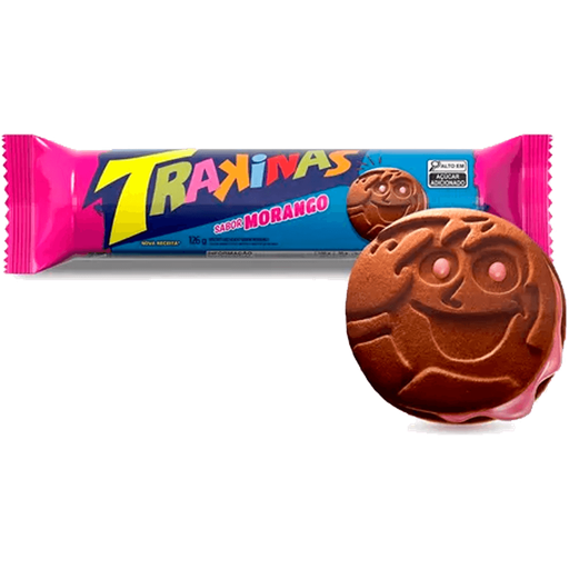 [2781] Trakinas Sabor Morango 126g Nova Receta