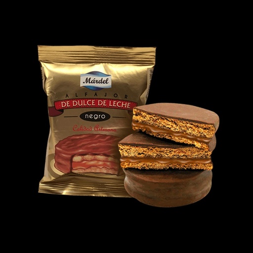 [5193] Dulce De Leche Negro Alfajor 50g