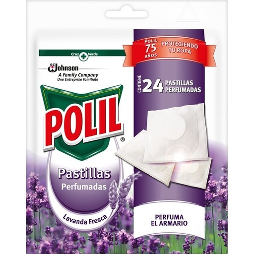 [5309] Pastillas Antipolillas Perfumadas Polil – 24 unidades