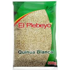 [5310] Quinua Blanca El Plebeyo 500 g – Grano Andino Rico en Proteínas y Fibra​