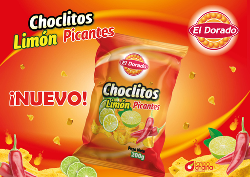 [1124] Choclitos Limon Picantes 200g El Dorado