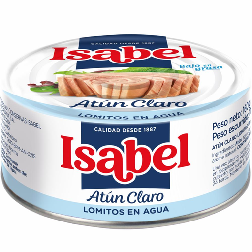[33151] Calidad Desde 1887 Isabel Atun Lomitos En Aceite De Girasol Bajo En Grasa 160g
