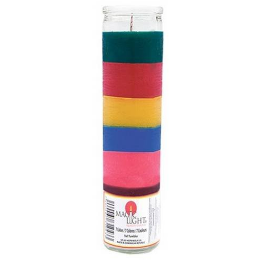 [5374] Vela Velones 7 Colores Magiclight