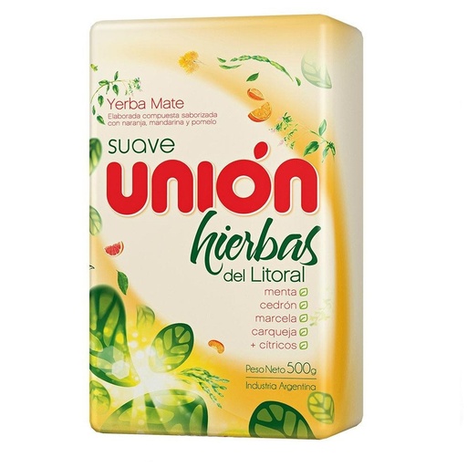 [5572] Yerba Mate Unión Suave Hierbas Serranas – 500 g 