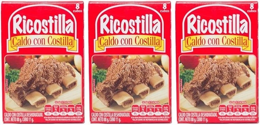 [49556] Riscotilla Caldo Con Costilla 60 Cubos