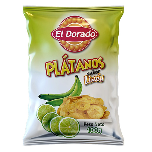 [70608] El Dorado Platanitos Sabor Limon 100g