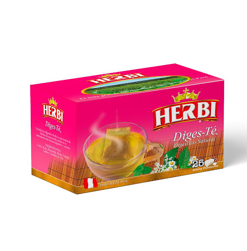 [5635] ​Herbi Diges-Té 25 bolsitas – Infusión Digestiva Natural Peruana