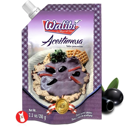 [0351] Walibí – Aceitunesa Salsa Peruana de Aceituna Negra 200g